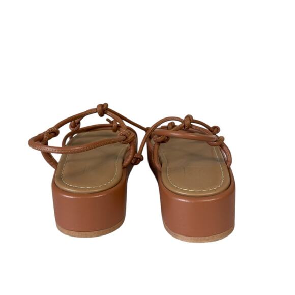 Flattered Heather Knot Platform Sandal in Brown - Size 39 - Picture 5 of 12